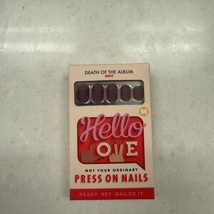 Hello Love Press-On Nails - Mauve Pink Medium